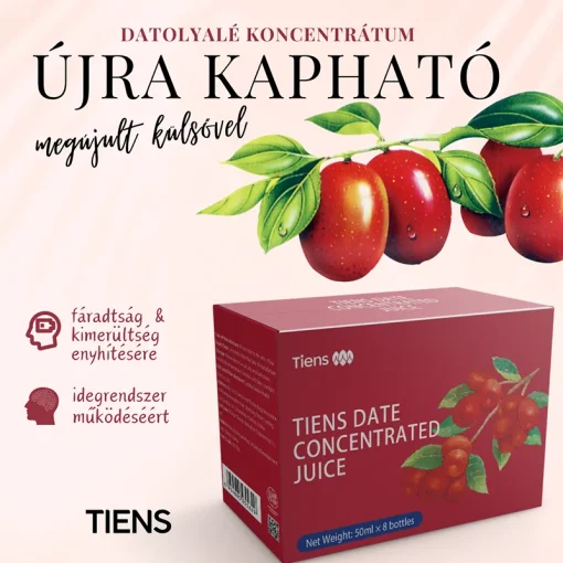 Tiens Kínai datolyalé koncentrátum (JUJUBA) Date Concentrated Juice (50 ml x 8 üveg) 1