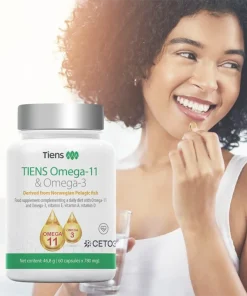 TIENS Omega 11 es Omega 3 kapszula E A es D vitaminokkal CETO3 formulaval 60db 2