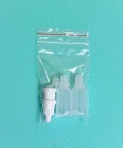 Szemfül cseppentő szett (puha műanyag flakon cseppentőfej záró kupak)10 ml 2db