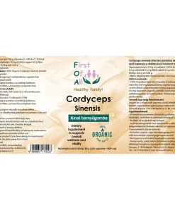 FOA Cordyceps Sinensis organikus gyogygomba por 100 kapszula kiteritett