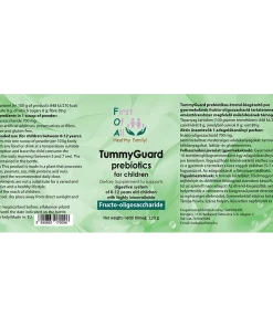FOA Tummyguard Prebiotikum por gyerekeknek 0 12 eves korig 120 Gramm kiteritett