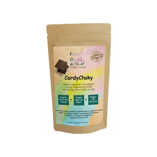 FOA CordyChoky Tejcsokolade organikus Cordyceps sinensis es Agaricus blazei porral 30 Darab